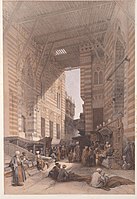 Ринок шовку в Каїрі. 1846 рік