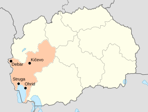 Юго-Западный регион на карте