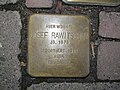 der Stolperstein für Josef Rawitscher