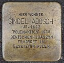 Stolperstein Karl-Heinz-Klingen-Str 22 Dinslaken Abosch Sindel