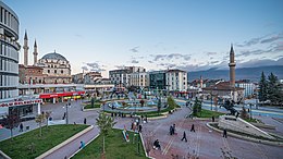 Praça principal de Bolu