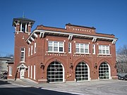 Taylor Square Firehouse, Cambridge, Massachusetts, 1904.