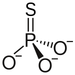 Strukturformel, tiofosfat