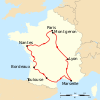 Esimese Tour de France'i (1903) kaart