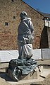Statue des Karl Marx (vor der Enthüllung), Simeonstiftplatz