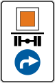 Vehicles carrying dangerous goods may turn right only