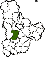 Васількоўскі раён на мапе
