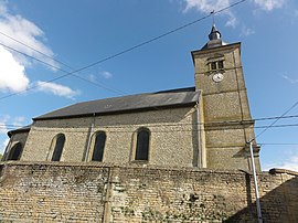 The church in Ville-au-Montois