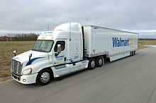 A biofuel truck in 2009 Walmart's Grease Fuel Truck (2).jpg
