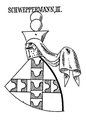 Wappen der Schweppermann (III.) in Siebmachers Wappenbuch (1884)