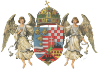 Das mittlere Wappen Ungarns (bis 1915)