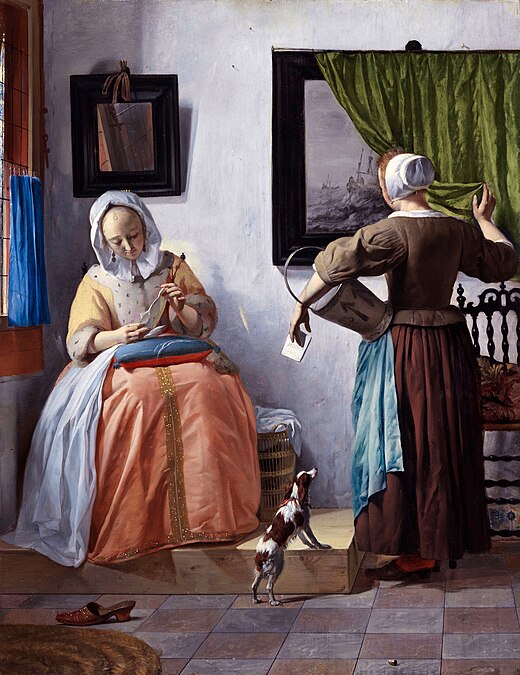 Original – Woman Reading a Letter