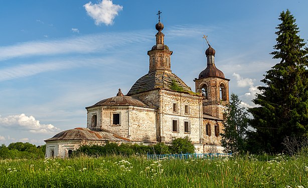 213. Церковь Воскресения Христова, Пермогорье, Красноборский район Автор — ITitov83