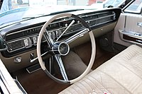 1964 Lincoln Continental sedan, interior