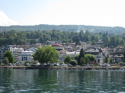 Skyline of Évian-les-Bains