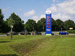 Kranenburg, Folgen des Tankrabatts an einer Argos-Tankstelle