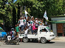 Election campaign in East Timor: Truck Rally AMP supporters during rally on Balide, 1.jpg