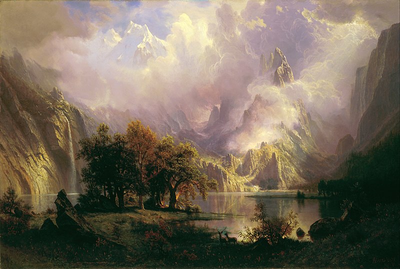 Archivo: Albert Bierstadt - Paisaje de las Montañas Rocosas - Google Art Project.jpg