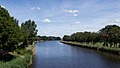 Almelo, el canal de Twente (rama a Almelo) depuis el puente (le Wierdensebrug)