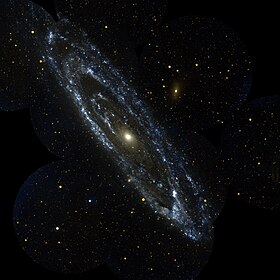 M31 o Galaxia de Andrómeda, en la constelación de su mismo nombre.