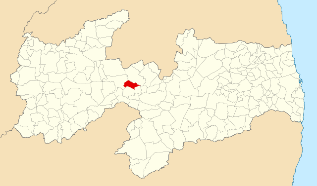 Localização  Quixaba na Paraíba