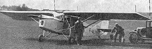 Caudron C.280 Phalène photo prise au salon "l'Aérophile" - Mai 1932.