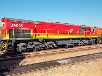 Herboude no. 37-005 in Transnet Freight Railkleure by Koedoespoort, 19 Julie 2011