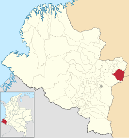 Locatie van El Tablón de Gómez