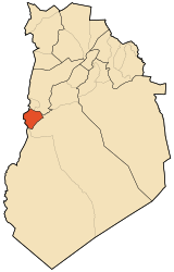 Distretto di Boussemghoun – Mappa