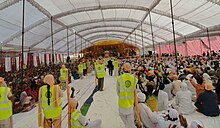 Devotees at 635th Anniversary of Guru Ravidas at Sri Guru Ravidass Janamsthan Gurdwara, Varanasi Devotees at 635th Anniversary of Sri Guru Ravidass ji.jpg