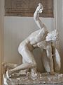 Bir Discobolos'un antik bir parçasına dayanan Yaralı Savaşçı. Tarihsiz, Capitoline Müzeleri