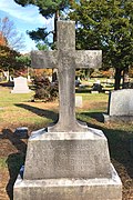 Gravestone of James Bishop (1816–1895) and his wife Mary