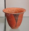 紀元前4200年 - 前3800年頃 テペ・シアルク出土の赤褐色磨土器 坏