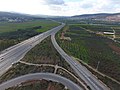 Golani interchange heading west, January 2019