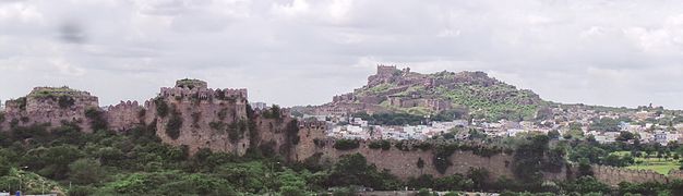 Pogled na trdnjavo Golconda