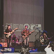 Guilty Giraffe at the 2018 North Jersey Indie Rock Festival.