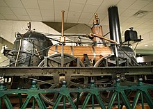 John Bull, an 1831 locomotive displayed in America on the Move, a first-floor exhibit John Bull NMAH side.jpg