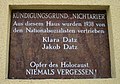 Karl-Höger-Hof Gedenktafel