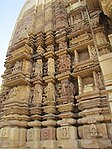 ಹೊರಗಿನ ಗೋಡೆ, ಚತುರ್ಭುಜ ದೇವಾಲಯ, ಖಜುರಾಹೊ ಭಾರತ