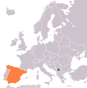 Espagne et Kosovo