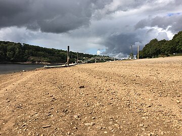 La plage de Fougères en 2017.