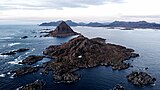 Foto einer Insel mit Blick aus der Luft