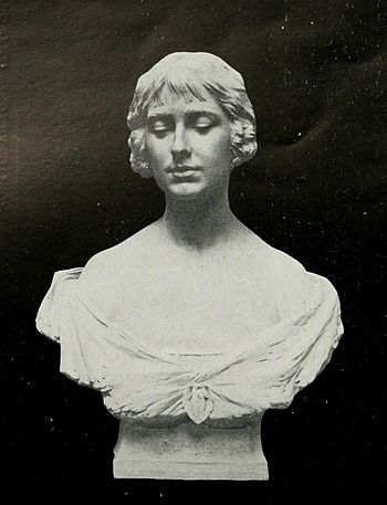 The bust of Elizabeth BowesLyon The Queen Mother 24 