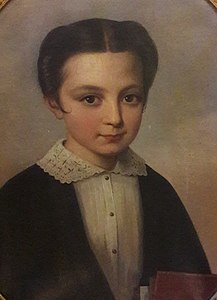 Portrait présumé de Louise Maria Daigremont (1858).