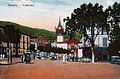 Avenida Arriaga com o Golden Gate e a Sé. Bilhete-postal animado, 1920 (c.).