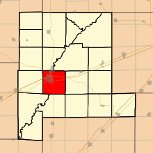 Map highlighting Vandalia Township, Fayette County, Illinois.svg