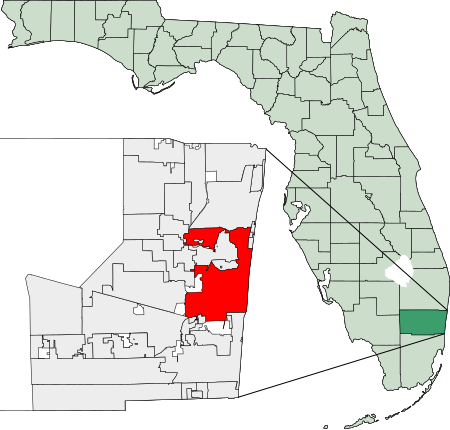 파일:Map of Florida highlighting Fort Lauderdale.svg