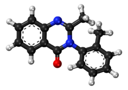 Methaqualone ball-and-stick model.png