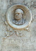 Marqueste, portrait de Barye.