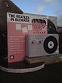 Monument for the two concerts given by The Beatles.